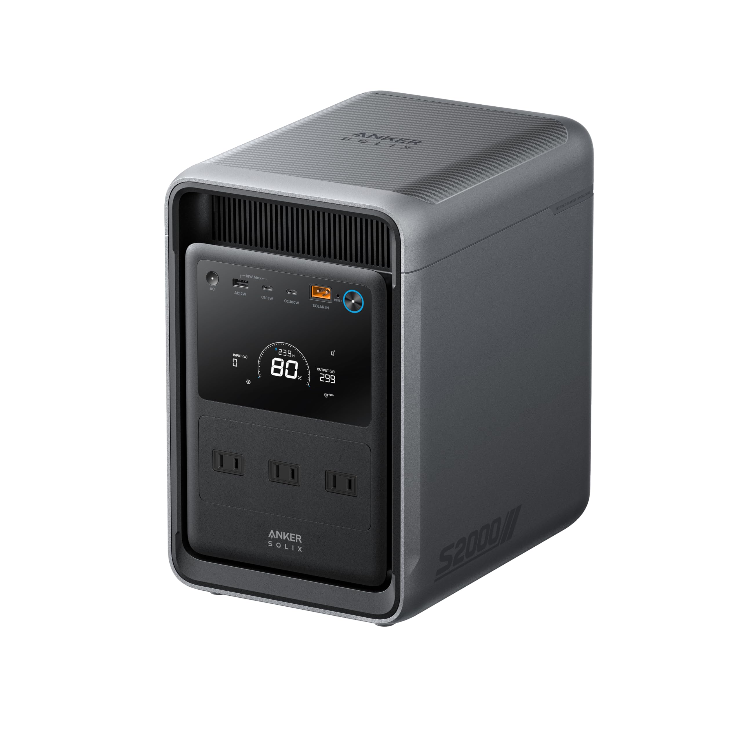 Amazon.co.jp: Anker ポータブル電源 大容量 2010Wh Solix S2000 停電